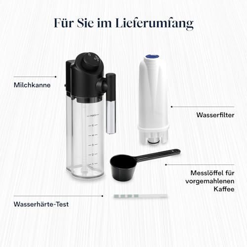 De’Longhi Magnifica Evo Next ECAM312.80.SB Kaffeevollautomat – LatteCrema Milchsystem, 13 One-Touch Getränke, 2.4" Farb-TFT, Titan