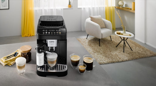 De’Longhi Magnifica Evo ECAM292.81.B – 7 Getränke, LatteCrema, Espresso & Cappuccino, Schwarz